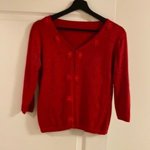 Twinset Tank Top and Jacket red  Petite Regular, M